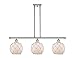 Innovations Lighting 516-3I-PN-G121-8RW-LED Farmhouse Rope 3 Light Island Light Part of The Ballston Collection