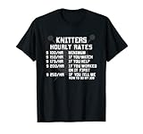 Humor Job Title Wage Chart Crochet Crafting Hobby