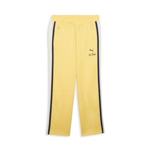 PUMA Mens T7 Bright Lights Las Vegas Relaxed Straight Pants Casual - Yellow