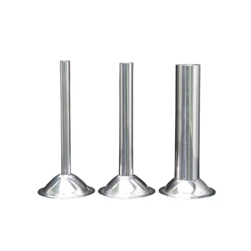 3pcs Sausage Stuffer Funnel Set in Stainless Steel Sausage Filler Accessories for Easy and Neat Sausage Preparation