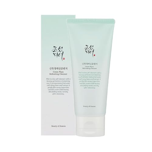 Beauty of Joseon Green Plum Refreshing Cleanser Gel Type Deep Pore Cleansing, Acne Face Wash, Blackhead Remover for All Skin Types, Korean Skincare 100ml, 3.38 fl.oz