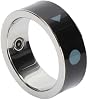 Anillo Inteligente Pomya, Control Remoto Bluetooth para Pasar Páginas en Android iOS, Anillo para Desplazar Videos, Controlar Cámara, Música y Libros Electrónicos, 19mAh (Talla 17) 2