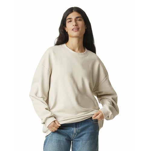American Apparel Reflex Fleece Crewneck Sweatshirt GRF496AA Bone