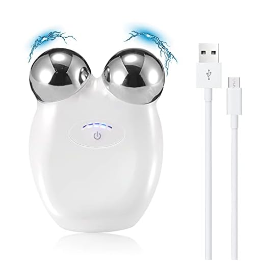 Microcurrent Facial Device, USB Rechargeable Face Massager/Face Sculpting Tool/Face Lift Device, Anti Aging, Skin Tightening & Rejuvenation