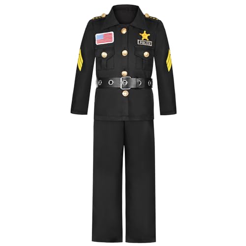 Disfraz Policial Deluxe para Niños 3-4 Años miniatura 2