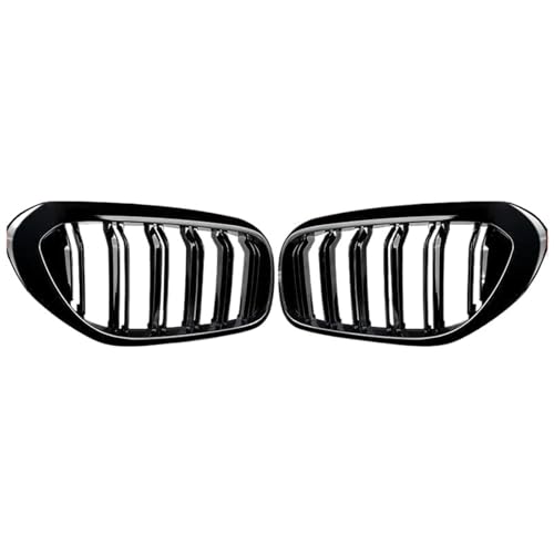 Parrilla de doble listón Glossy Black de alta gama para BMW G30 y G31 2017-2020