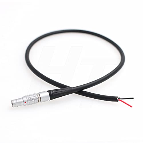 Cavo Alimentazione 2 Pin Maschio A Filo Nudo 45cm Per Fotocamera ARRI RED Teradek Preston