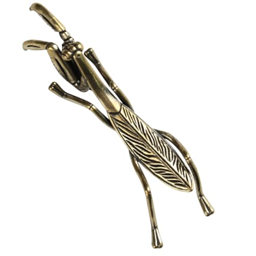 GATHINESS Figura de Latón para Decoración de Escritorio, Adorno Artesanal Resistente Diseño Detallado, Adecuado para Ambientes Interiores y Oficinas