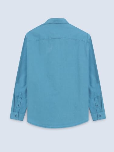 Image of StitchX Men's Full Sleeve Core Essentials Twill Over-Dyed Shirt XS-2XL