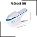 Milageto Holeless Stapler Stapleless Stapler Binding Hand Tool No Staple Stapling Machine No Staple Staplers for Leaflets, White