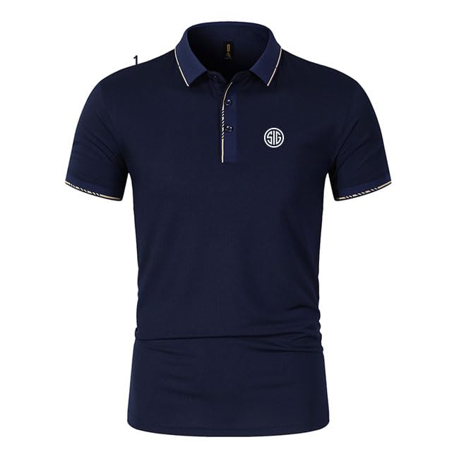 Polo Sig-sauer unisexe en coton élastique à manches courtes