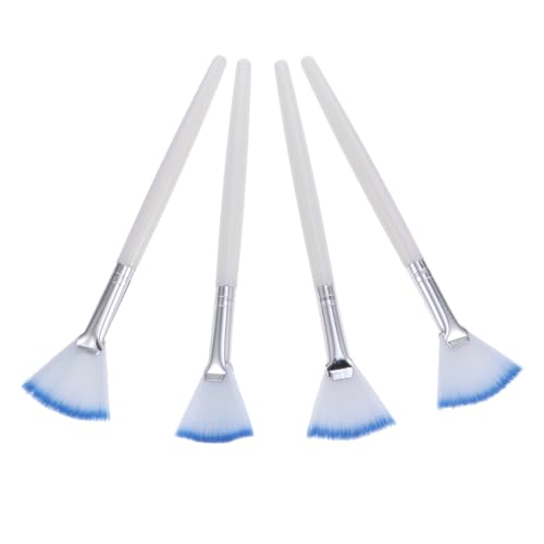 Gogogmee 4pcs Face Mask Brush Set Mask Applicator for Facials Skincare Tool Soft Bristles Diy Beauty Brush Makeup Cosmetic