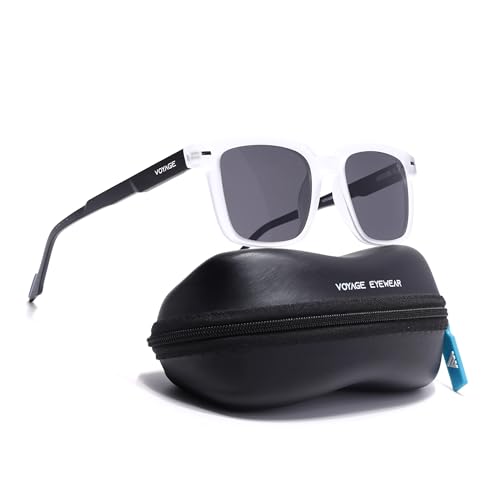 Image of Voyage Square UV Protected & Polarized Sunglasses for Men & Women