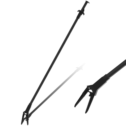 Image of Gisafai 1 Pcs Plastic Aquarium Tongs Long Aquarium Tweezers Multi Purpose Trimming Feeding Aquariums Tools for Fresh Water Saltwater Fish Tanks Coral Plant (27 Inch)