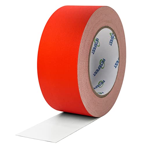 Fetefest Gaffers Tape Red Heavy Duty, 2' by 30 Yards, Professional Grade Gaffer Tape...