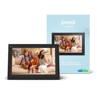 Meta Portal - Appels vidéo intelligents avec écran tactile 10’’ - Noir