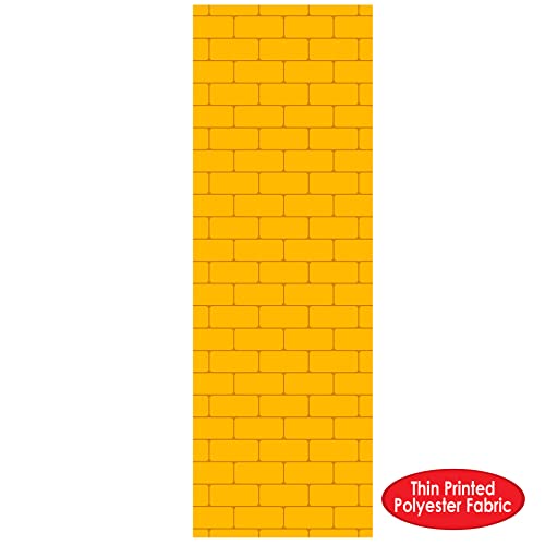 Beistle Yellow Brick Road Novelty Aisle Floor Runner Princess Decorations Party Supplies 24" x 10', 61 x 305 cm (Runner) - Image 3