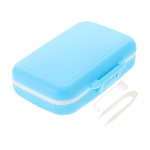 IWOWHERO Baby Teeth Keepsake Box Tooth Holder for Boys and Girls Plastic Compact Lightweight Tooth Container for Lost Teeth