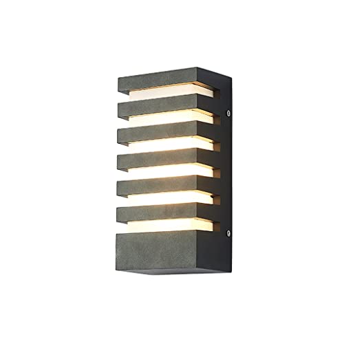 Lampe murale extérieure minimaliste moderne imperméable pour terrasse et jardin
