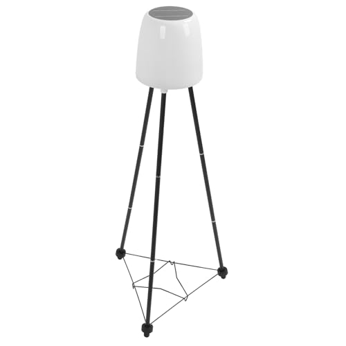 Lámpara de pie para jardín y patio con diseño triangular 4