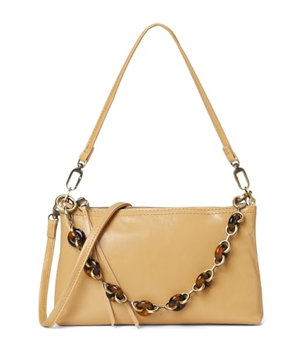 Image of HOBO Darcy Leather Convertible 3-in-1 Crossbody Bag with Removable & Adjustable Strap, Exterior Phone Slip Pocket