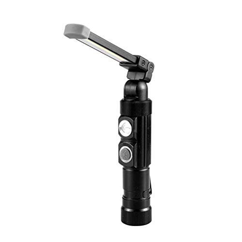 LIOOBO LED Work Light, Coquimbo COB Rechargeable Work Lights with Magnetic Base 360Â°Rotate and 5 Modes Bright LED Flashlight Inspection Lamp with Battery