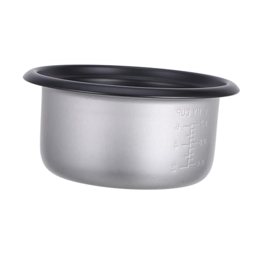 LIFKOME Revestimiento de olla arrocera olla de repuesto para olla arrocera olla interior pequeño sartenes antiadherentes sartén antiadherente olla de cocina suministro de cocina aleación