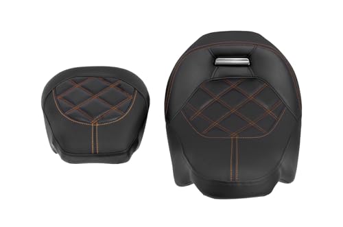 Asiento de cuero para conductor y pasajero de Harley Touring Road King Street Glide 2009-2023