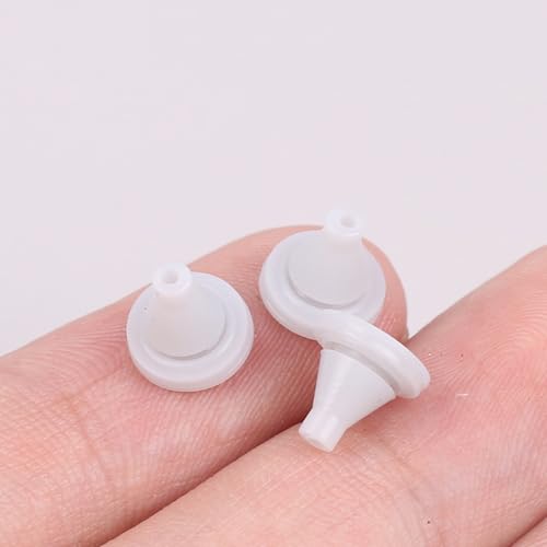 100 Stück Duschkopf Ersatzdüsen, Silikon Duschkopf Düsen Ersatz, Duschkopfzubehör Duschkopf Sprühloch Runde Spitze Duschkopf Silikon Düsensprinkler für Universal Duschdüsen mit 4mm-Löchern