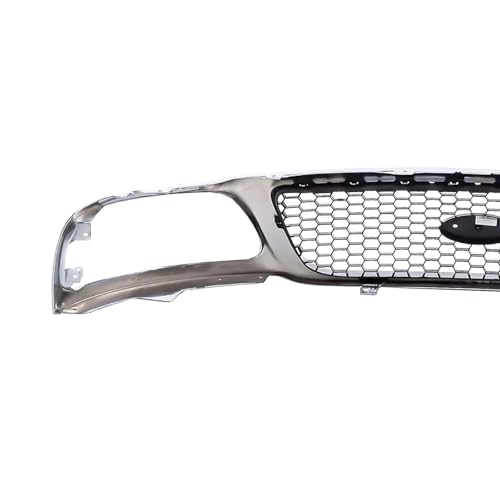 Image of Front Grille Chrome Shell Assembly with Honeycomb Insert Fit for 1999-2003 Ford F-150 F-250 Pickup Replaces FO120040