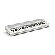 Casio Casiotone CT-S1WE Piano-Keyboard mit 61 anschlagdynamischen Tasten, 61 Sounds, weiß