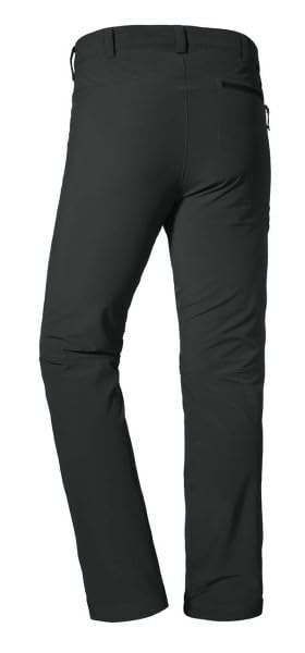 Schöffel Herren Pants Folkstone, leichte Wanderhose mit Stretch-Material, robuste Outdoor Hose mit sportlichem Schnitt, asphalt, 56