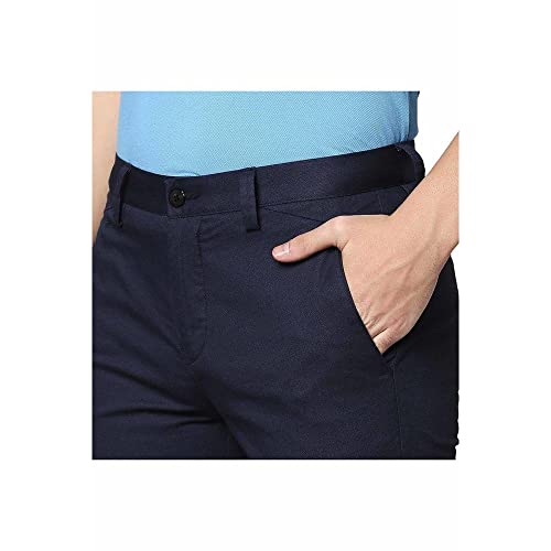 Image of Park Avenue Men's Cotton Blend Print Pattern Neo Fit Flat Front Chinos
