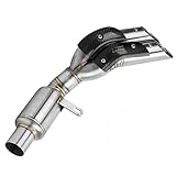 mejor tubo de escape para kawasaki z800 Materiales de alta calidad: el tubo central de escape de la motocicleta está fabricado con acero inoxidable de primera calidad con una excelente resistencia al calor.