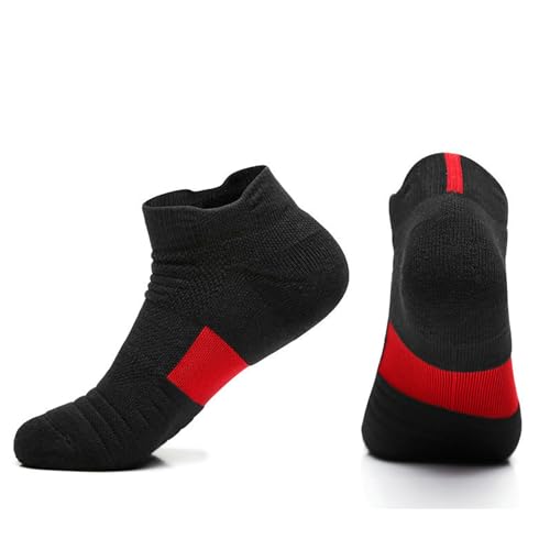 Basketball Socks Men Towel Bottom Non-Slip Ankle Sport Socks Reduce Ankle Pressure 6 Pairs