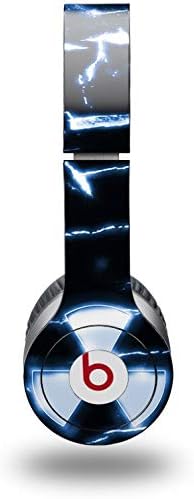 Skin Decal Wrap Works with Original Beats Solo HD Headphones Radioactive Blue Skin Only (Headphones NOT Included)