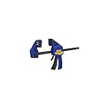 IRWIN QUICK-GRIP Bar Clamp, One-Handed, Medium-Duty, 12-Inch (1964718)