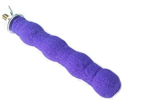 Litewoo Pet Bird Perch Parrot Rough-surfaced Stand Toy Branch Nature Wood Quartz Sand Branches Nail Perch for Small Medium Birds Cockatiel Parakeet