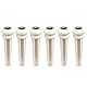 Ersatz-Set für Akustikgitarre, Knochen-Sattel, Abalone-Pins, Ersatz-Set (nur 6 Stifte)
