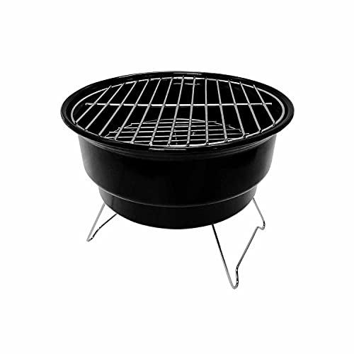 Orion91 - Barbacoa De Carbón Con Bolsa Isotérmica Marjal Negro Ø26,5X22,5Cm 7House En Oferta 7H Seven House Barbacoa Portátil De Carbón Con Bolsa Isotérmica Alimentos Modelo Marjal Negro De 7House - Barbacoa De Camping, Jardín, Terraza Balcón - Barbacoa Pequeña Ø26,5X22,5 Cm
