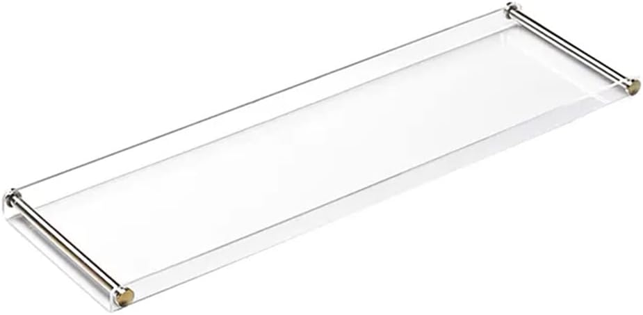 Acrylic Bathtub Tray Multi Functional Bath Caddy Book Holder Tablet Stand Phone Shelf Wine Glass Holder Durable & Lightweight (Klar Styled)