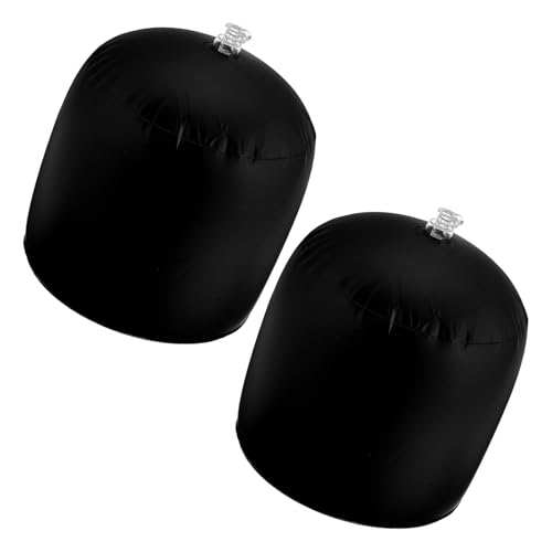 SEWACC Soporte Inflable para Gorras de Béisbol de Plástico Pvc, 2 Piezas, Altura 19 Cm, Circunferencia 58-63 Cm, Accesorio Organizador para Exhibición y Almacenamiento en Hogar y Tienda