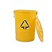 Kosz na śmieci Kosz na śmieci z krytymi/zewnętrznymi śmieciami Can Round Commercial Garbage Bin 120 L / 31,7 galon Kuchnia Catering kosz na śmieci łazienka (Color : C)