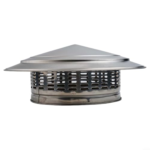 Gorro de chimenea de acero inoxidable 304 con diseño de paraguas para salida de techo 4