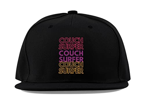 Casquette de baseball noir en coton premium avec visière plate respirante