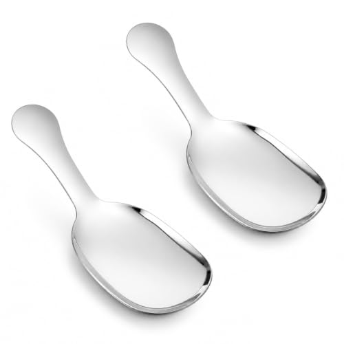 2Pcs Canister Scoops, Stainless Steel Scoops for Canisters,Coffee Scoop