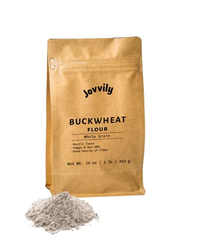 Jovvily Buckwheat Flour - 1lb - Plant Based Flour - Vegan - Fiber*