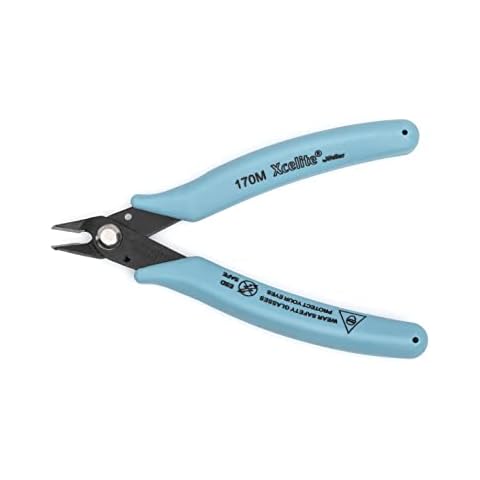 Weller Xcelite 170MN ESD Safe Shear Cutter - General Purpose, 127 mm (5 inch), Blue Cover
