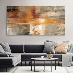 LZJAGXX Large Abstract Canvas Wall Art Retro Painting for Living Room, Bedroom, Hallway Decor, Large Canvas Wall Art Prints(30x60cm/Frameless)