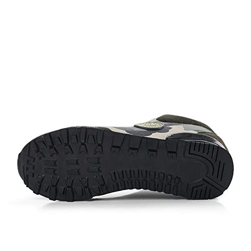 NCNDB Women's Camouflage Wedges Sneakers Inner Heightening Walking High-Heel Leisure Shoes US 4.5-104